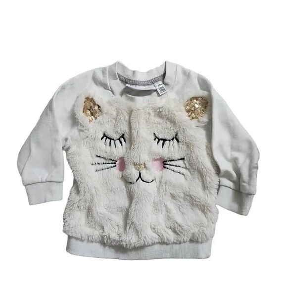 Girls Size 12 Months Lot of 7 Pants Sweater Furry Vest Bundle - Picture 4 of 7